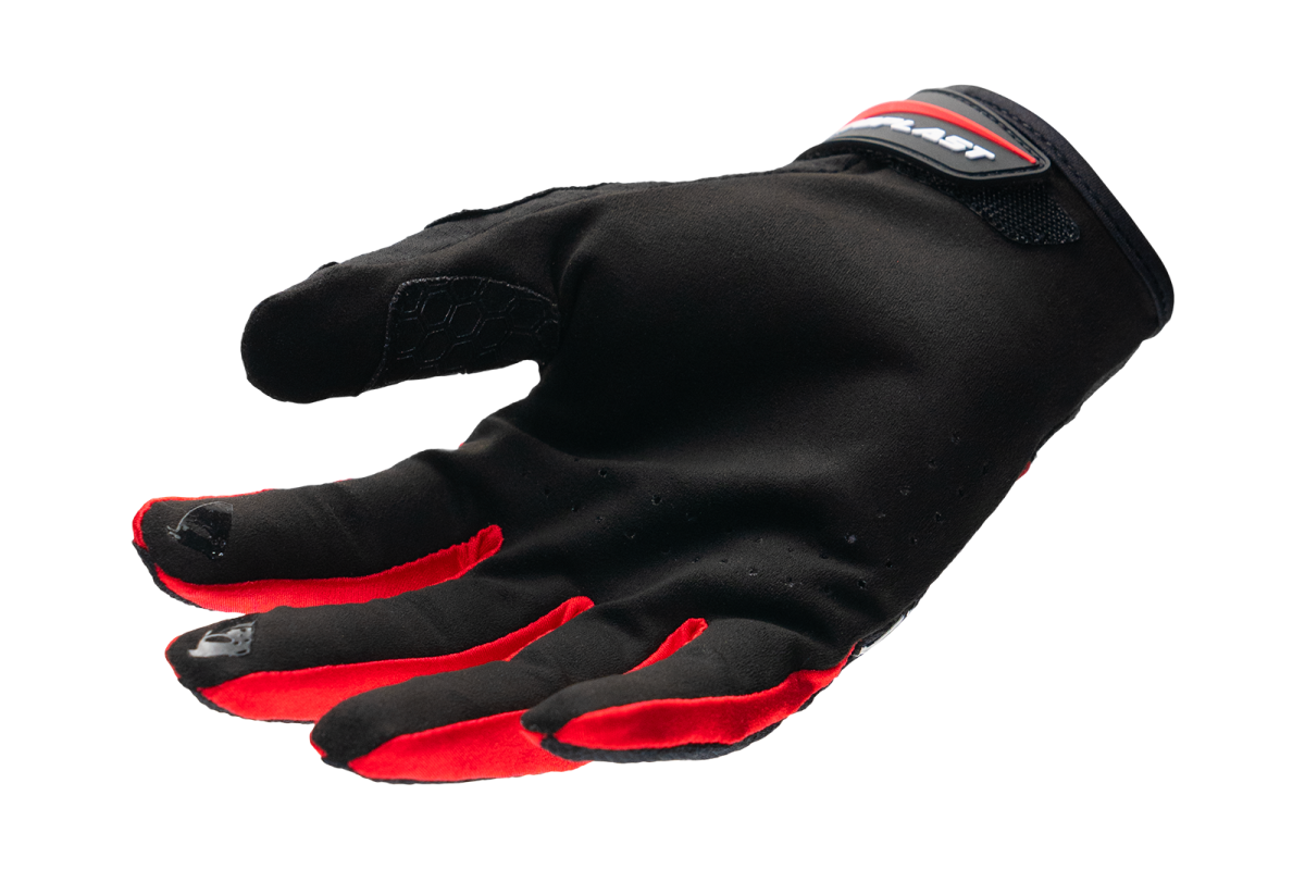 Guantes para moto - HAYES de UFOplast™ • ROJO&NEGRO