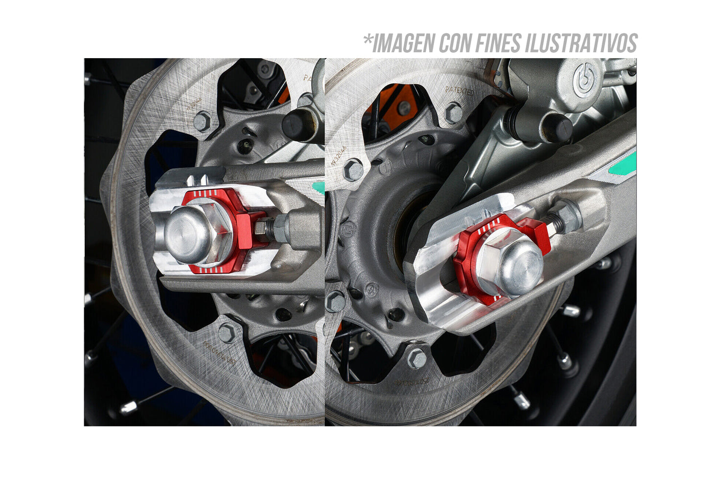 Espaciadores para Eje Pro-Spacer Axle Block de WRP™ • HONDA CRF 250/450