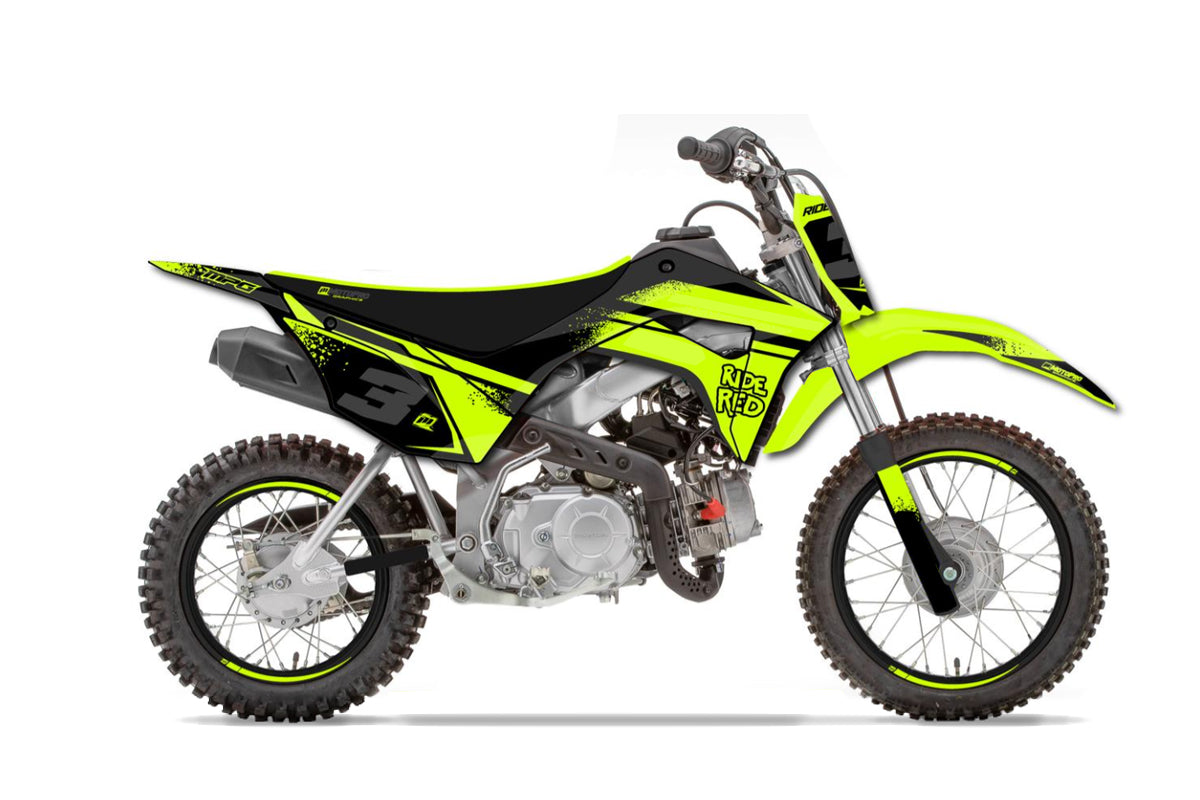 KIT de plásticos *completo* UFOplast™ • HONDA CRF 110 2019-2023 • NEON