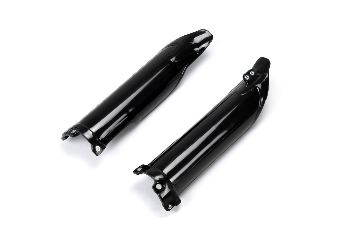 Protectores de Barras de Suspensión UFOplast™ • KAWASAKI KXF 2009-2023 • VERDE y NEGRO