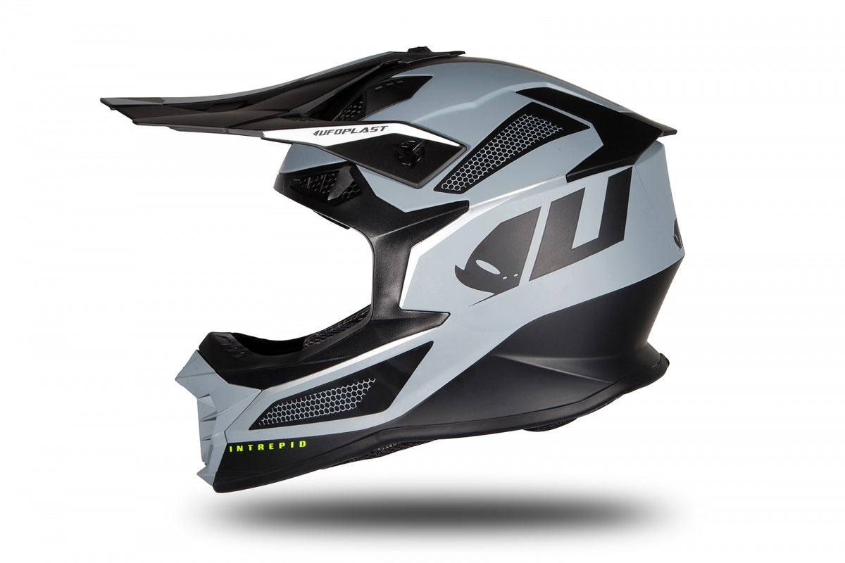 Casco de motocross UFOplast INTREPID™ ♠ GRISmatte