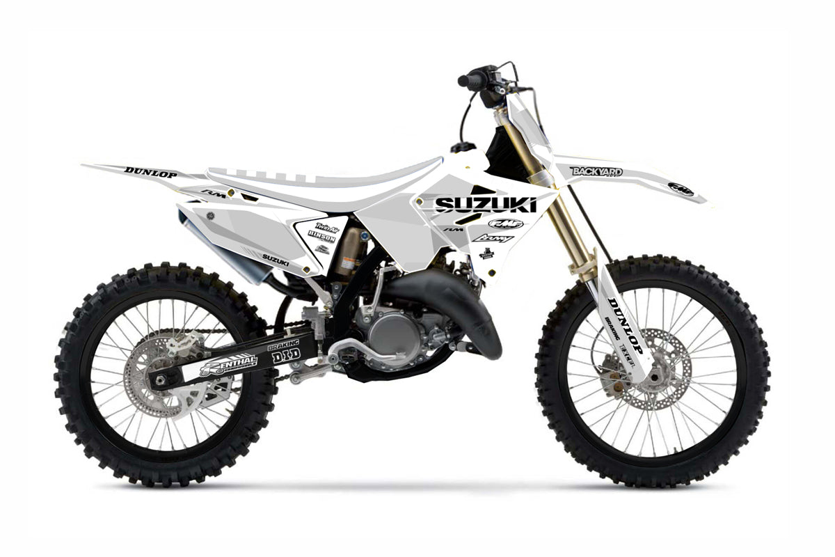 KIT de plásticos *completo* UFOplast™ • SUZUKI RM 125/250 • BLANCO