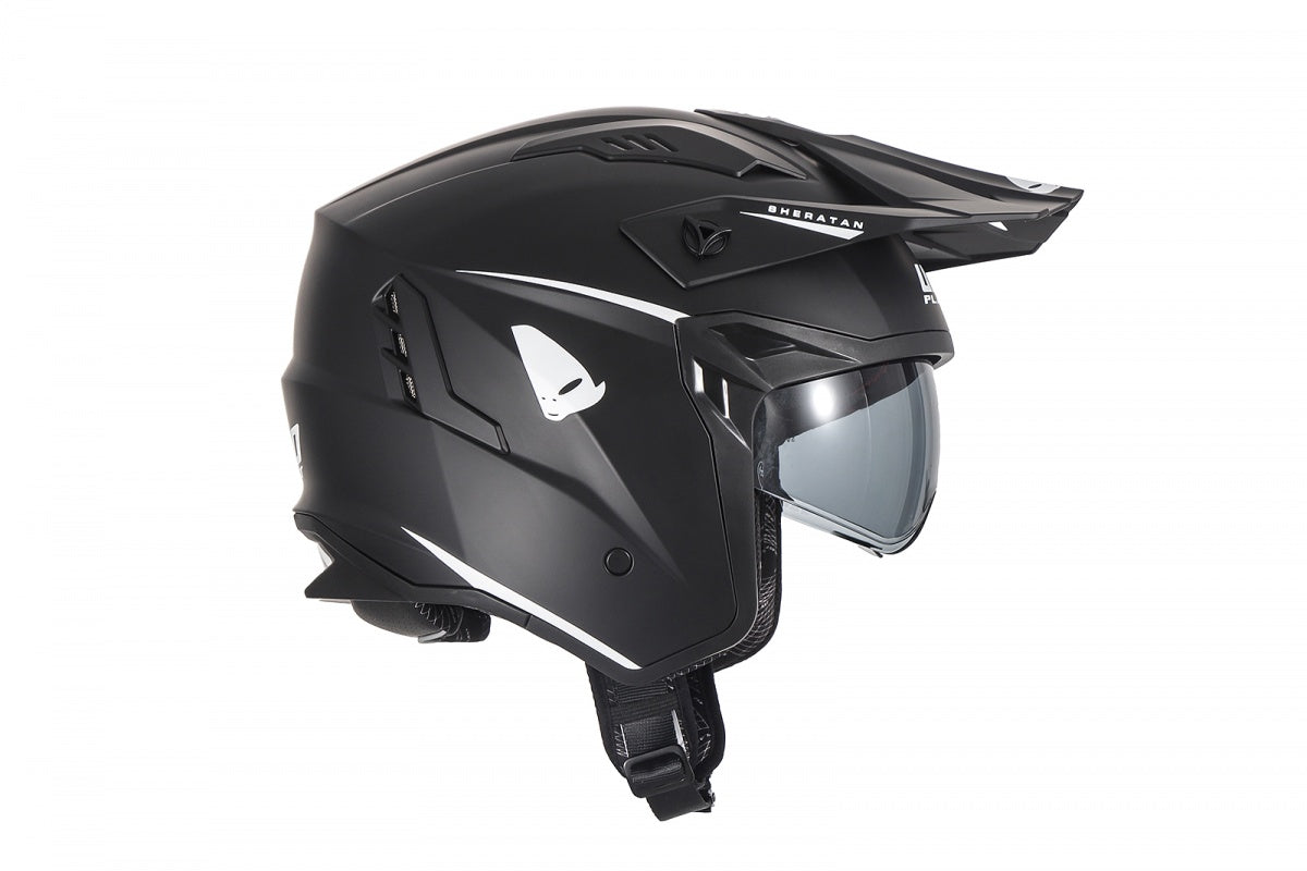 Casco abierto UFOplast SHERATAN™ ✈ NEGROmatte