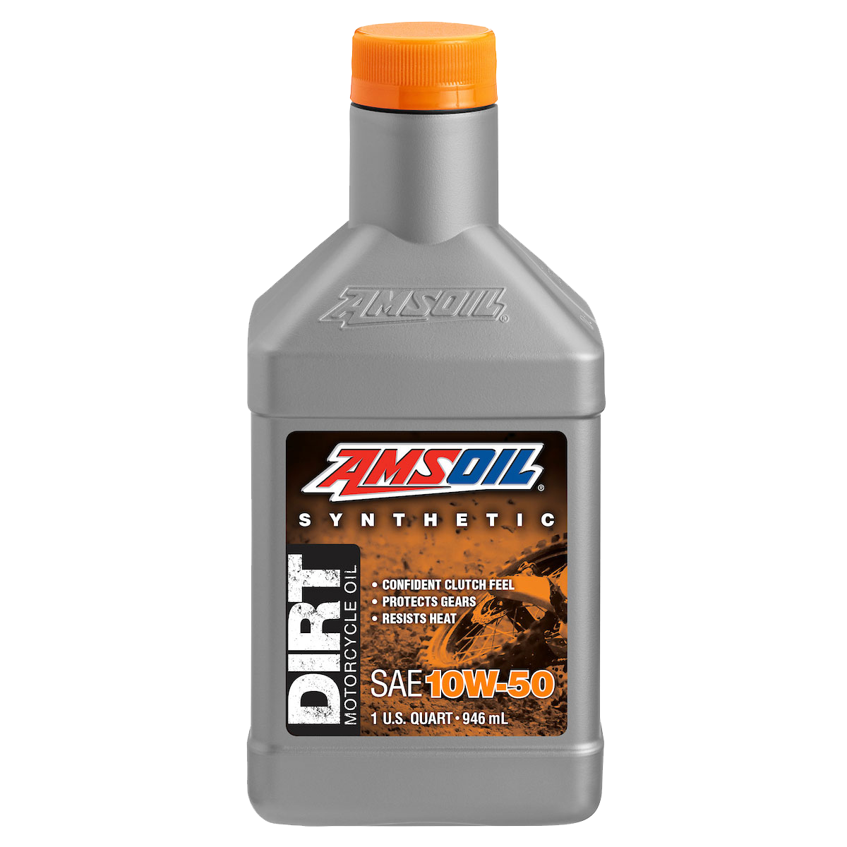 Aceite 100% sintético AMSOIL™ para motos especiales • DIRT 10W50 • 1qt.