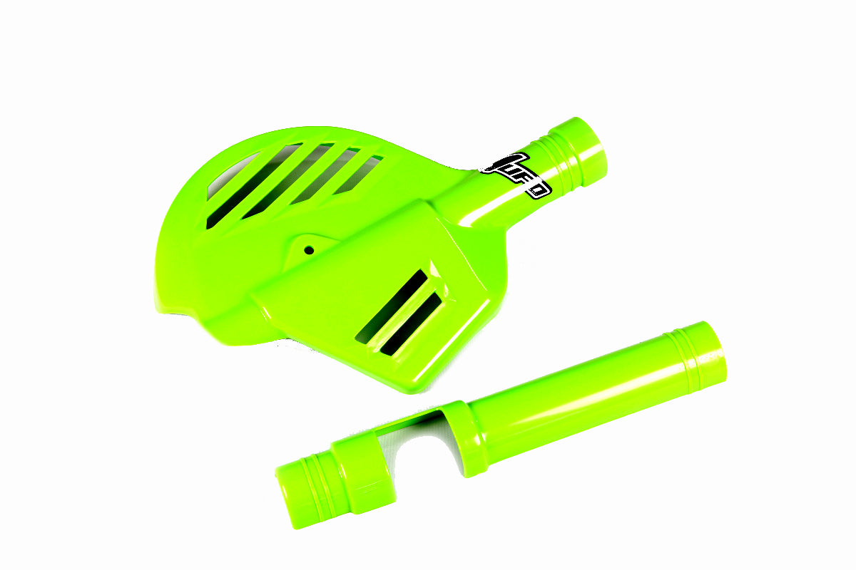 Protector de disco frontal - UFOplast™ • KAWASAKI KDX 200 1995-2006 • VERDE