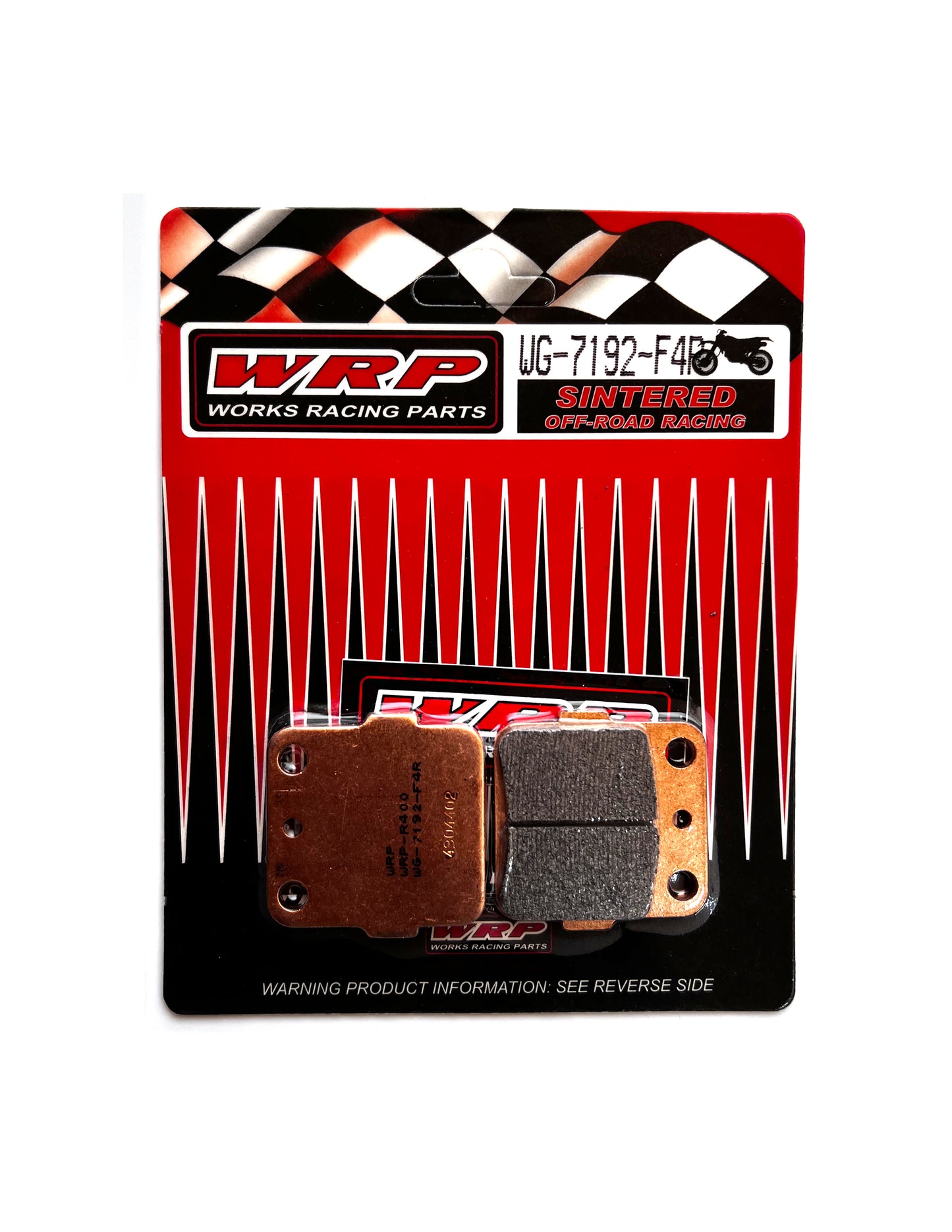 Pastillas de Freno Sinterizadas WRP™ • DELANTERO para Honda CRF150R & TRASERO para Kawasaki XK85 y Yamaha YZ85