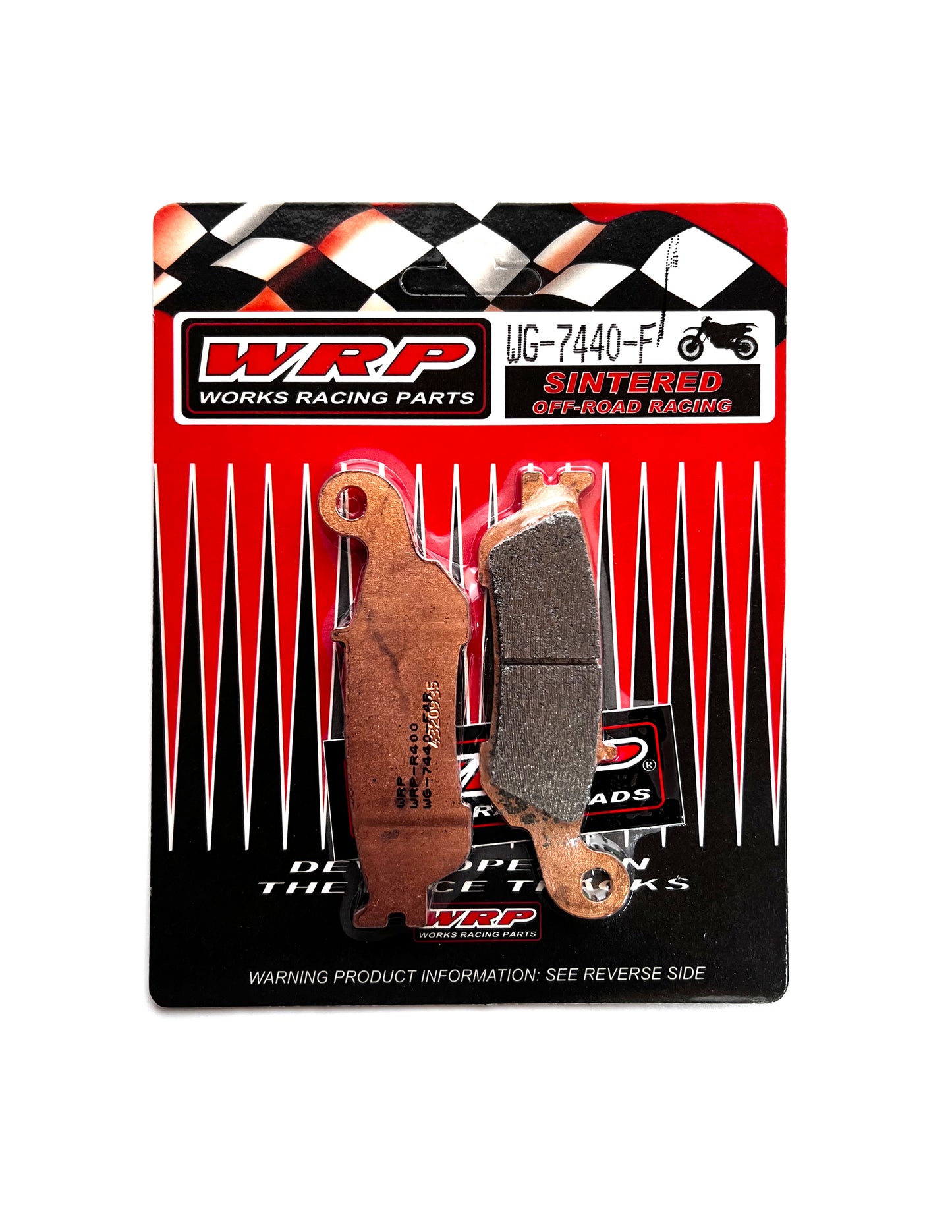 Pastillas de Freno Sinterizadas WRP™ • DELANTERO para Yamaha YZ125/250 y YZF 250/450