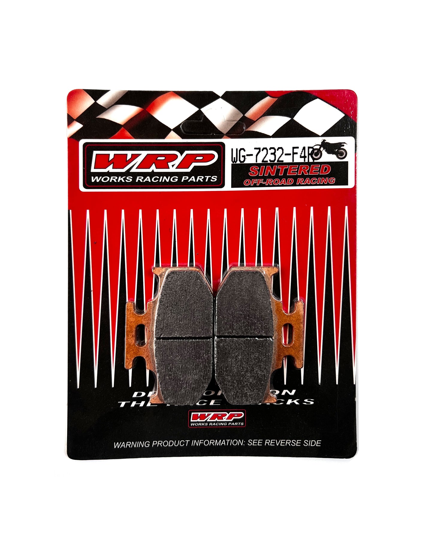 Pastillas de Freno Sinterizadas WRP™ • TRASERO para Kawasaki KX 125/250, KDX 200/220/250 y otras motos