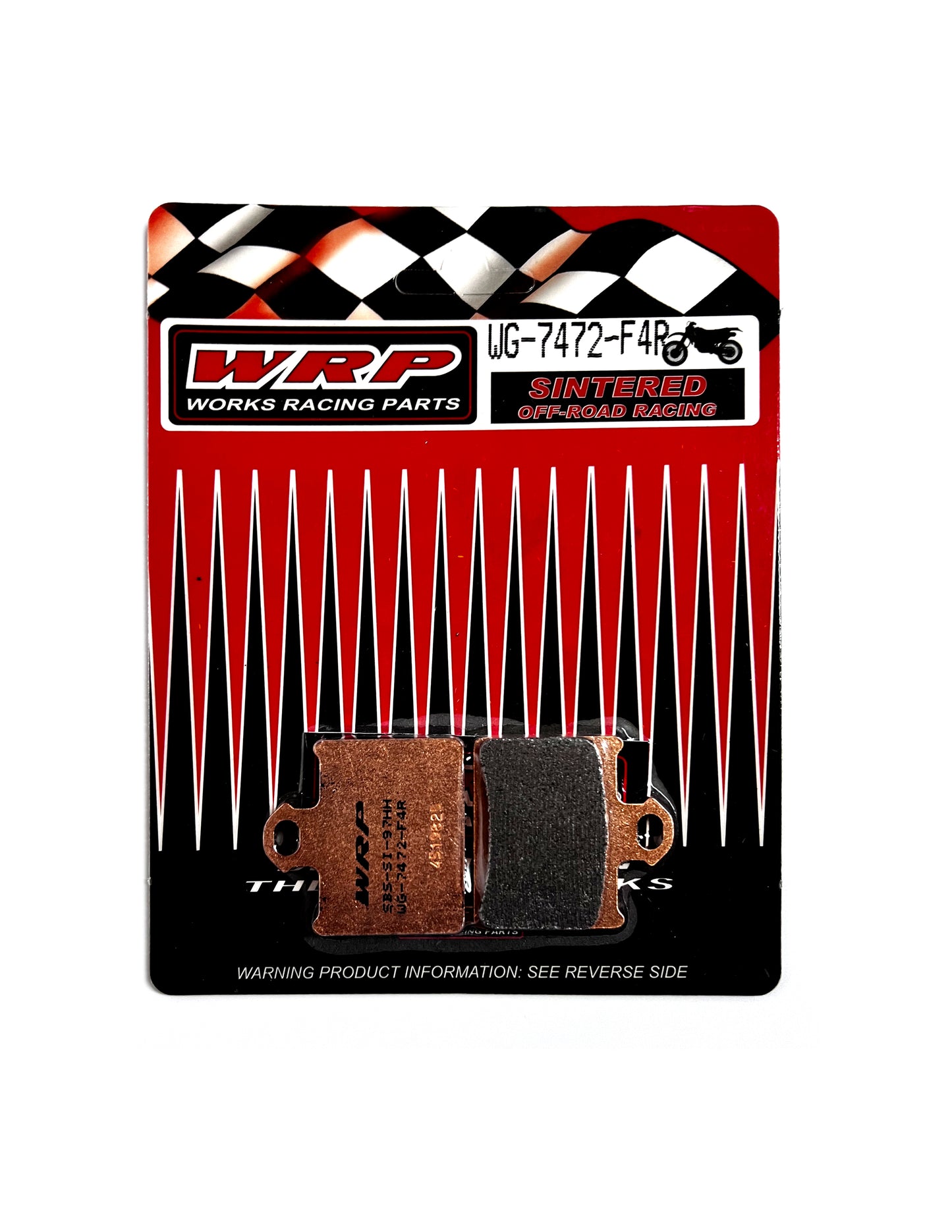 Pastillas de Freno Sinterizadas WRP™ • TRASERO para KTM SX85, Husqvarna TC85 y otras motos.