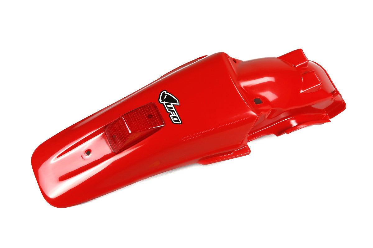 Guardabarro trasero con luz LED UFOplast™ • HONDA XR 650R 2000-2023 • ROJO