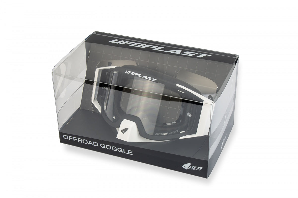 Goggles para motocross - WISE de UFOplast™ • BLANCO