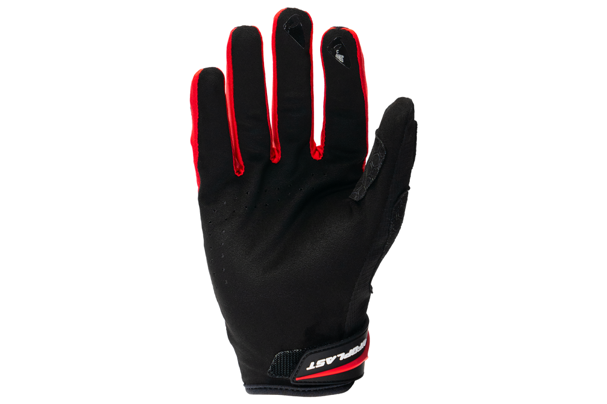 Guantes para moto - HAYES de UFOplast™ • ROJO&NEGRO