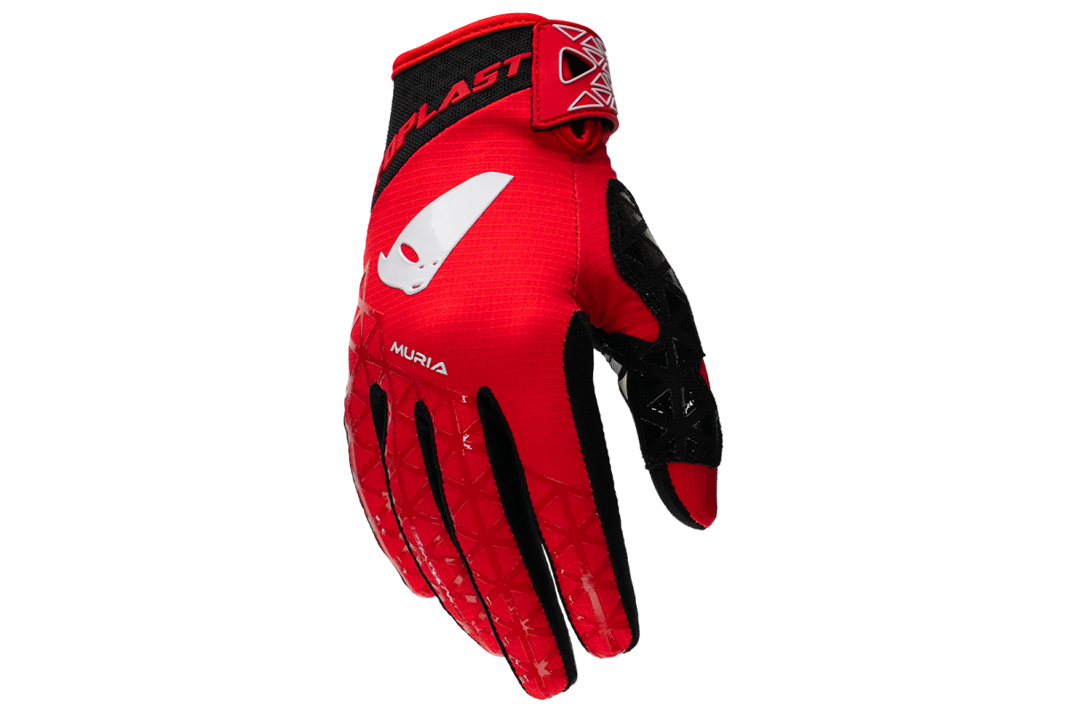 Guantes para moto - MURIA de UFOplast™ •  ROJO