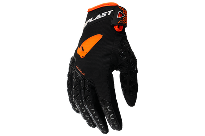 Guantes para moto - MURIA de UFOplast™ •  NEGRO&NARANJA