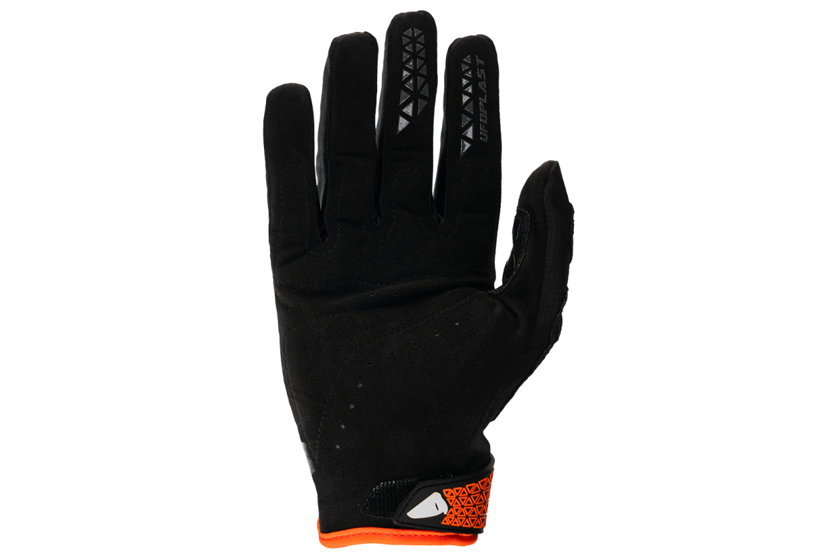 Guantes para moto - MURIA de UFOplast™ •  NEGRO&NARANJA