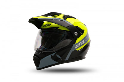Casco de enduro UFOplast ARIES™ ♈︎ GRIS&AMARILLO