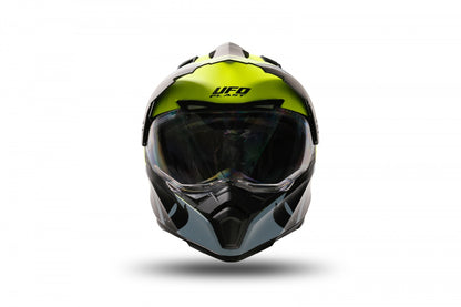 Casco de enduro UFOplast ARIES™ ♈︎ GRIS&AMARILLO
