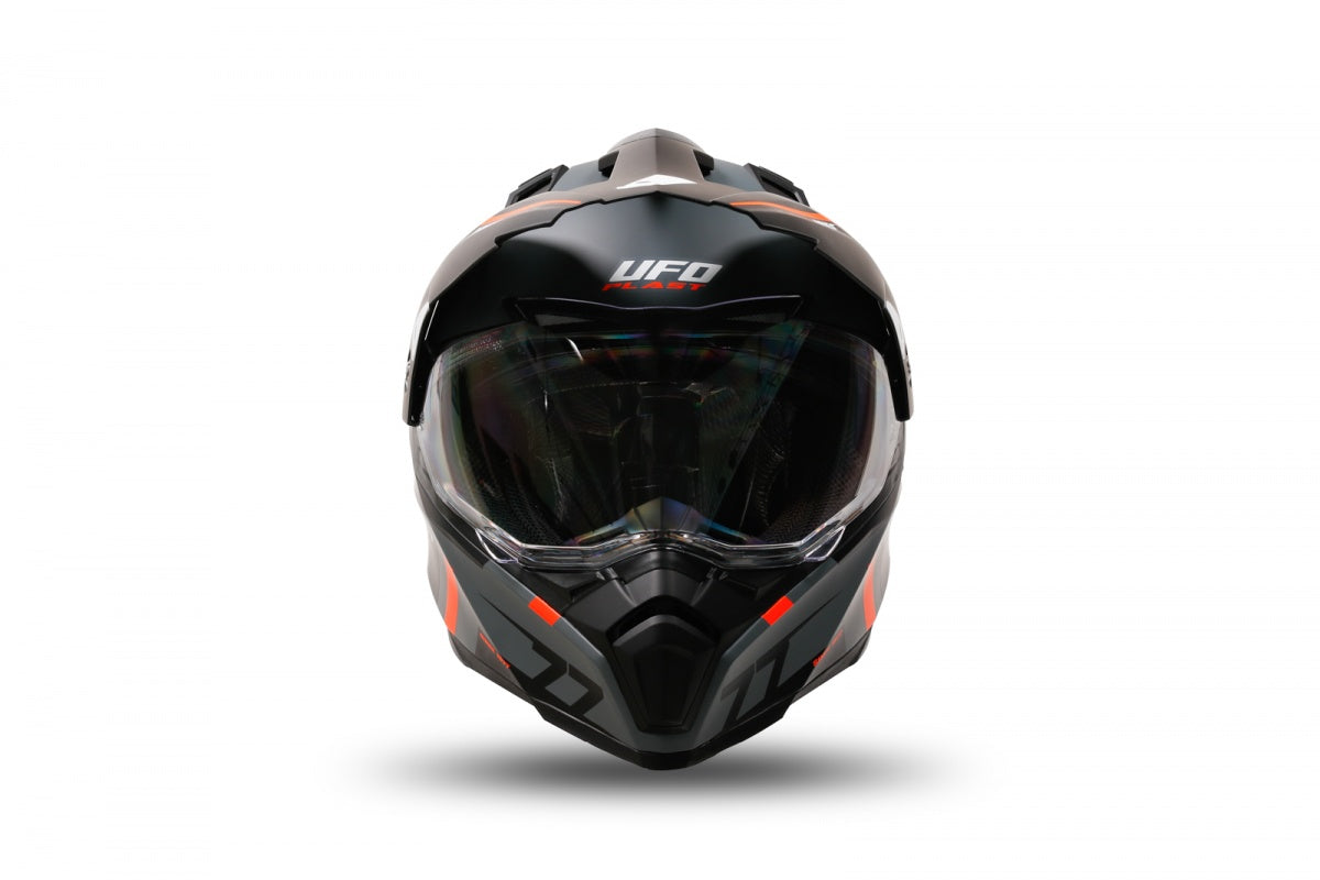 Casco de enduro UFOplast ARIES™ ♈︎ GRIS&NARANJA