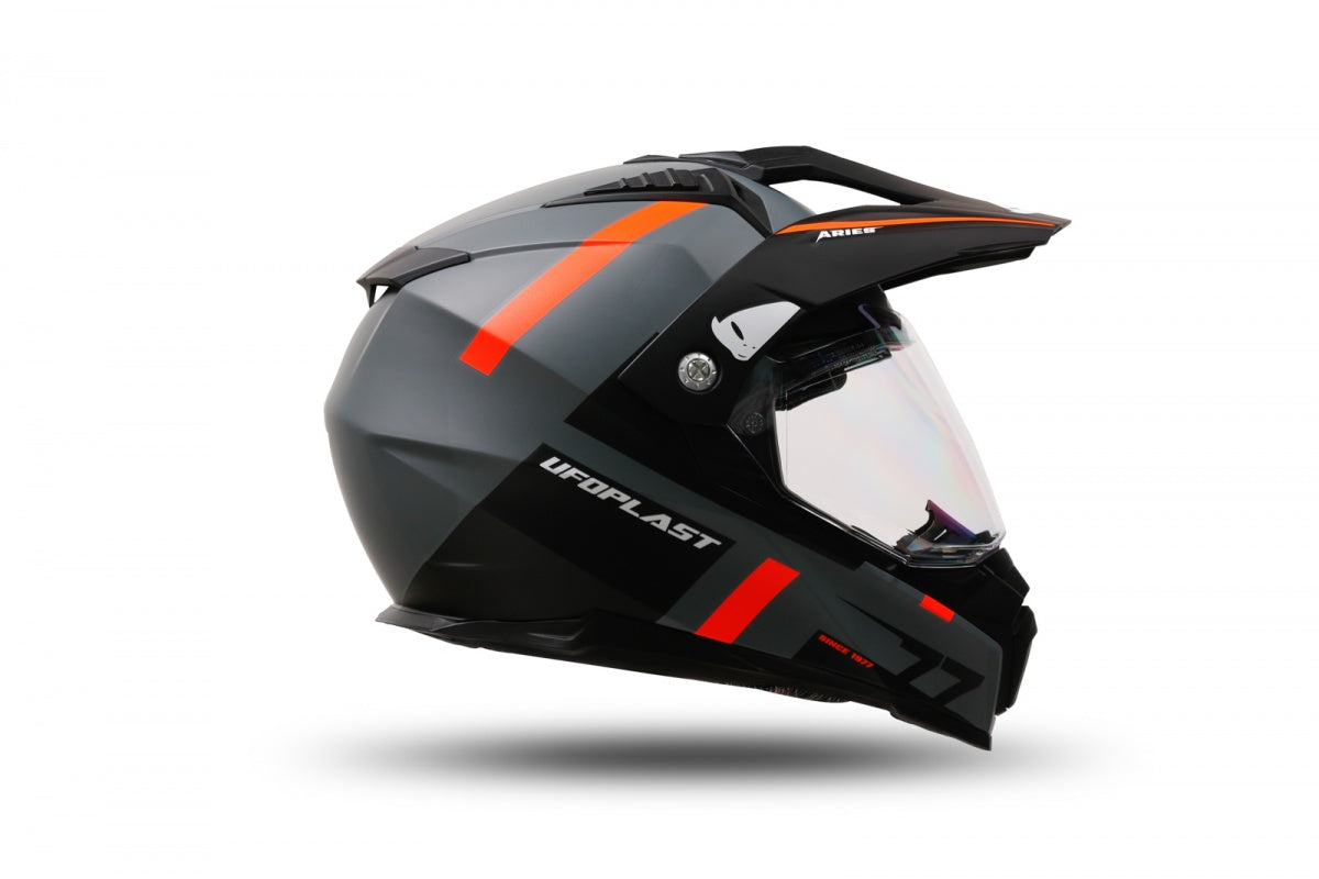 Casco de enduro UFOplast ARIES™ ♈︎ GRIS&NARANJA