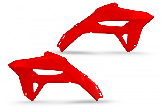 Cubiertas de radiador UFOplast™ • HONDA CRF 250R/450R 2022-2023 • ROJO