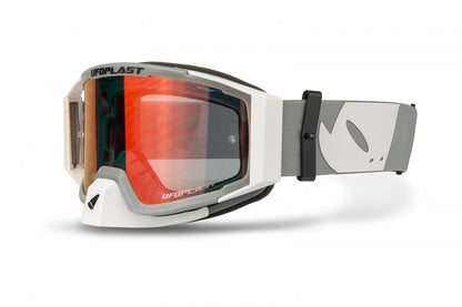 Goggles para motocross - WISEpro de UFOplast™ • GRIS&BLANCO