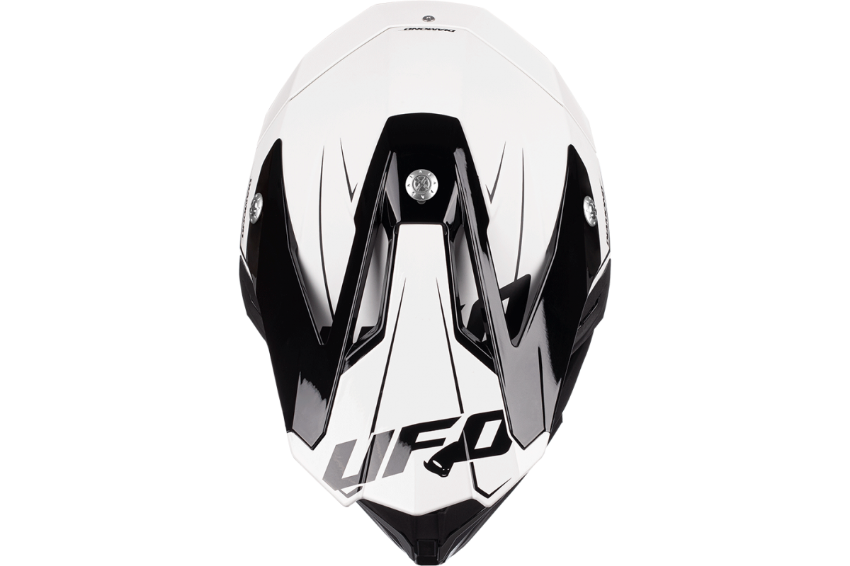 Casco de motocross UFOplast DIAMOND™ ♦ BLANCO&NEGRO