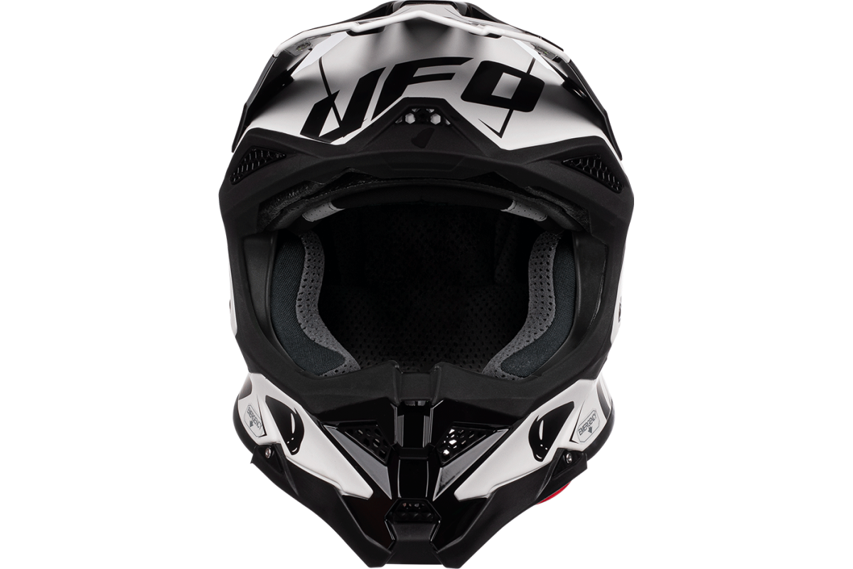 Casco de motocross UFOplast DIAMOND™ ♦ BLANCO&NEGRO