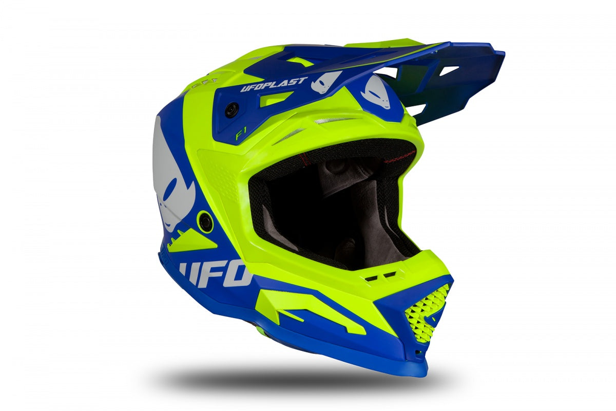 Casco de motocross UFOplast ECHUS™ ♘ AZUL&FLUO