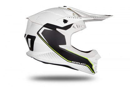 Casco de motocross UFOplast INTREPID™ ♠ BLANCO&NEGRO