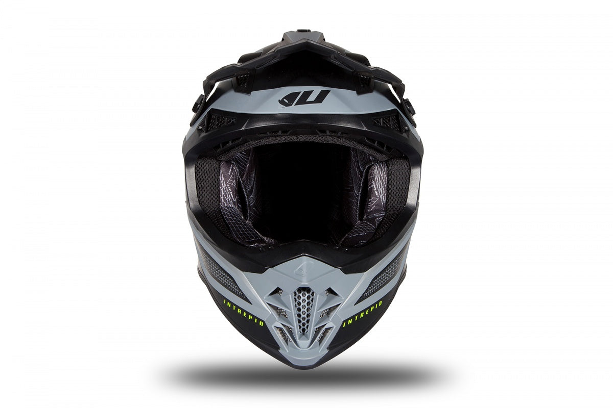 Casco de motocross UFOplast INTREPID™ ♠ GRISmatte