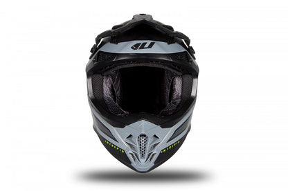 Casco de motocross UFOplast INTREPID™ ♠ GRISmatte