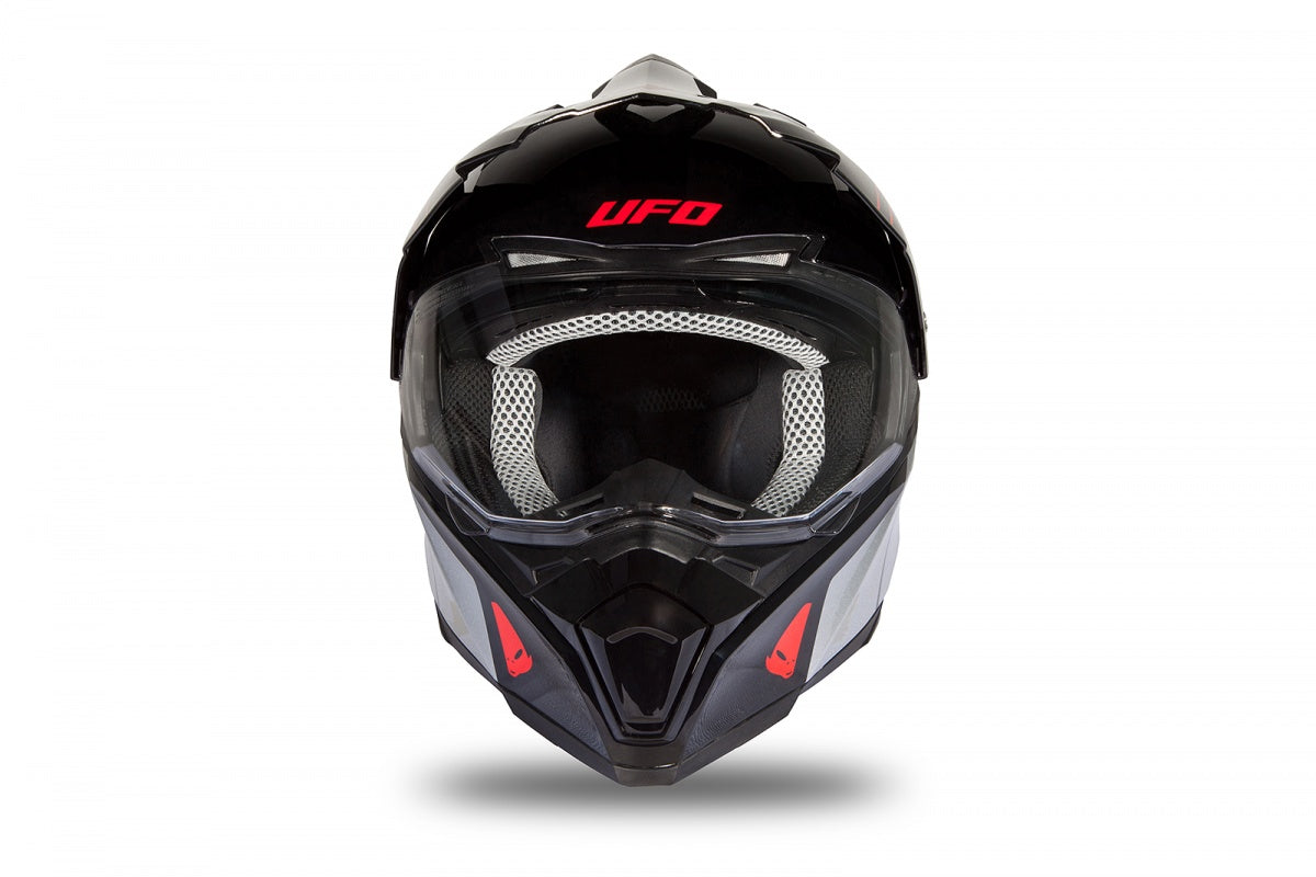 Casco de enduro UFOplast ARIES™ ♈︎ NEGRO&PLATA