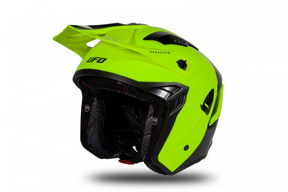Casco abierto UFOplast SHERATAN™ ✈ NEGRO&FLUO