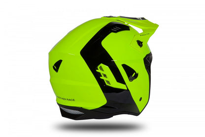 Casco abierto UFOplast SHERATAN™ ✈ NEGRO&FLUO