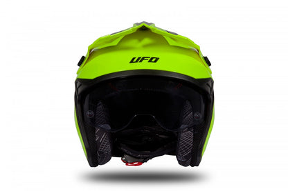 Casco abierto UFOplast SHERATAN™ ✈ NEGRO&FLUO