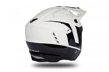 Casco abierto UFOplast SHERATAN™ ✈ BLANCO&NEGRO