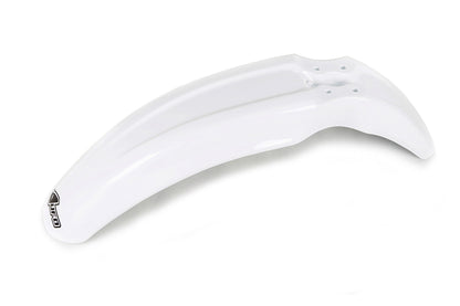 Guardabarro delantero UFOplast™ • HONDA XR 250R/400R 1996-2023 • BLANCO y ROJO