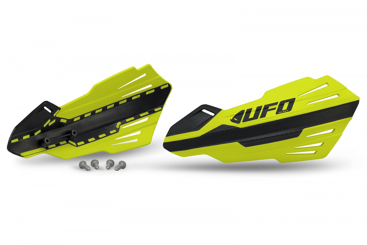 HANDGUARDS estilo OEM UFOplast™ • HUSQVARNA • AMARILLO