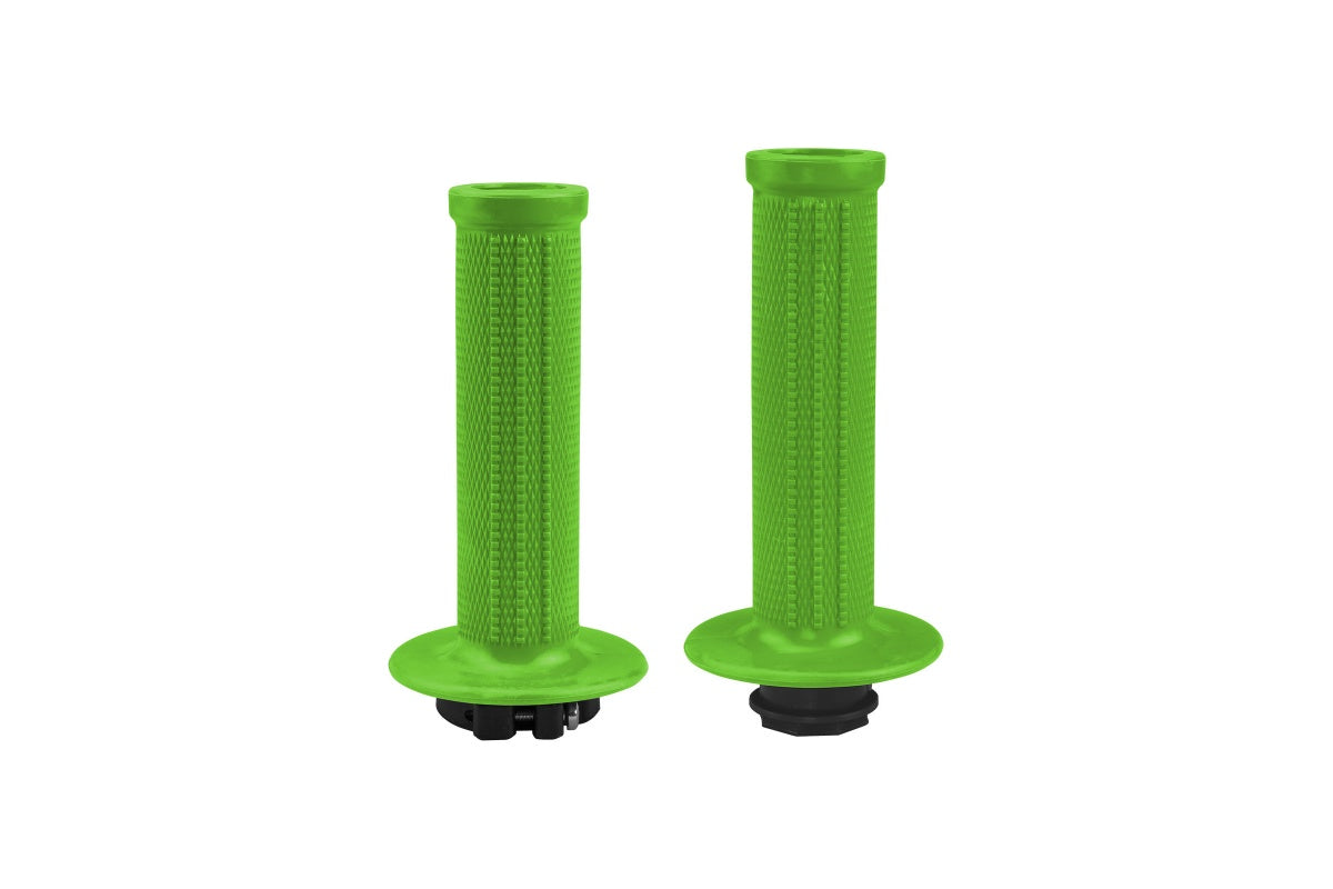 Grips de motocross - LOCK-ON de UFOplast™ • VERDE
