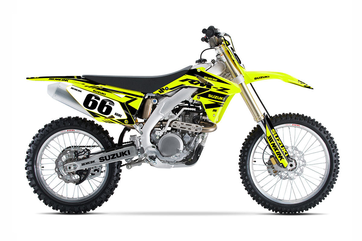 KIT de plásticos *completo* UFOplast™ • SUZUKI RMZ 250 2010-2018 • NEON