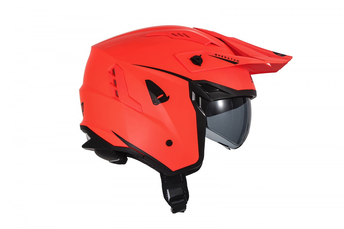 Casco abierto UFOplast SHERATAN™ ✈ NARANJA NEON