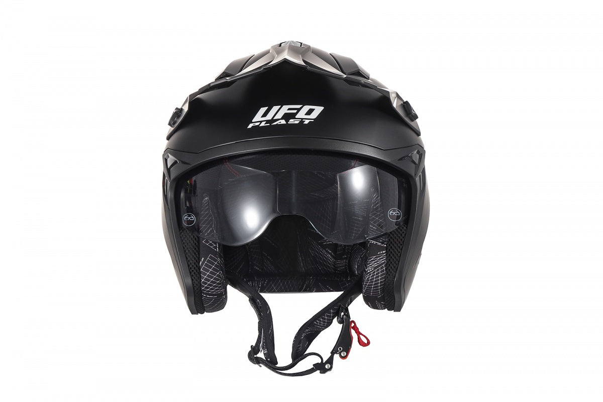 Casco abierto UFOplast SHERATAN™ ✈ NEGROmatte