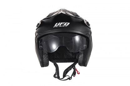 Casco abierto UFOplast SHERATAN™ ✈ NEGROmatte