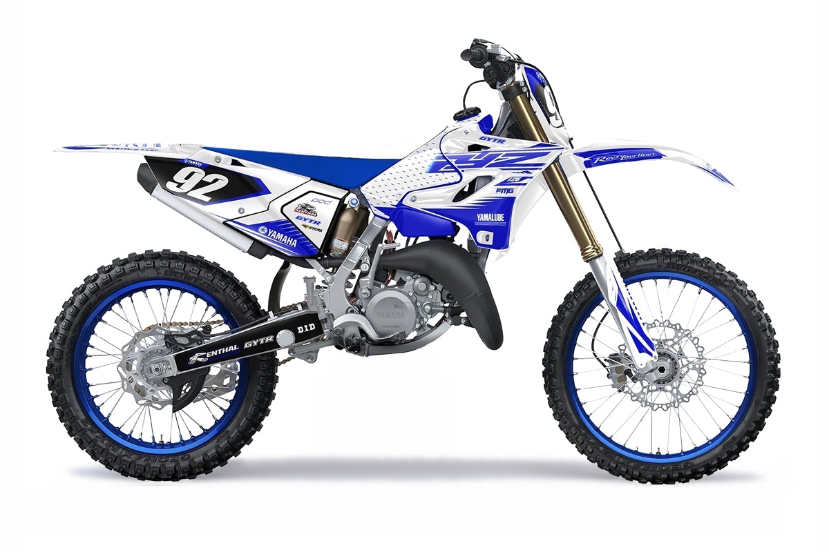 KIT de plásticos *completo* UFOplast™ • YAMAHA YZ 2006-2014 • BLANCO