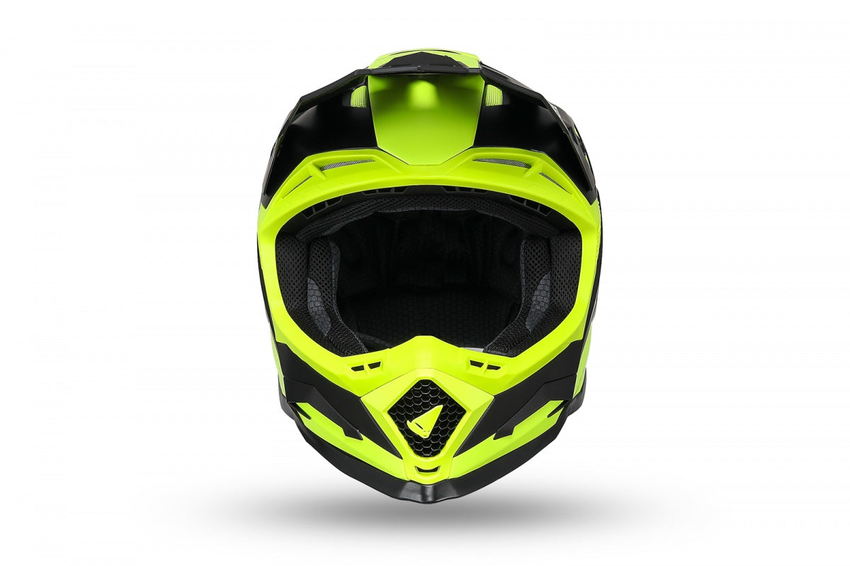 Casco de motocross UFOplast ECHUS™ ♘ NEGRO&AMARILLO