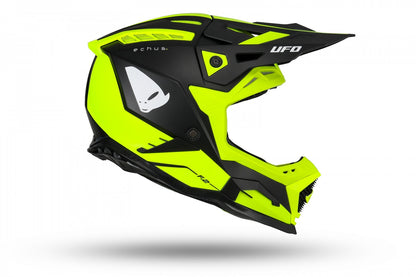 Casco de motocross UFOplast ECHUS™ ♘ NEGRO&AMARILLO