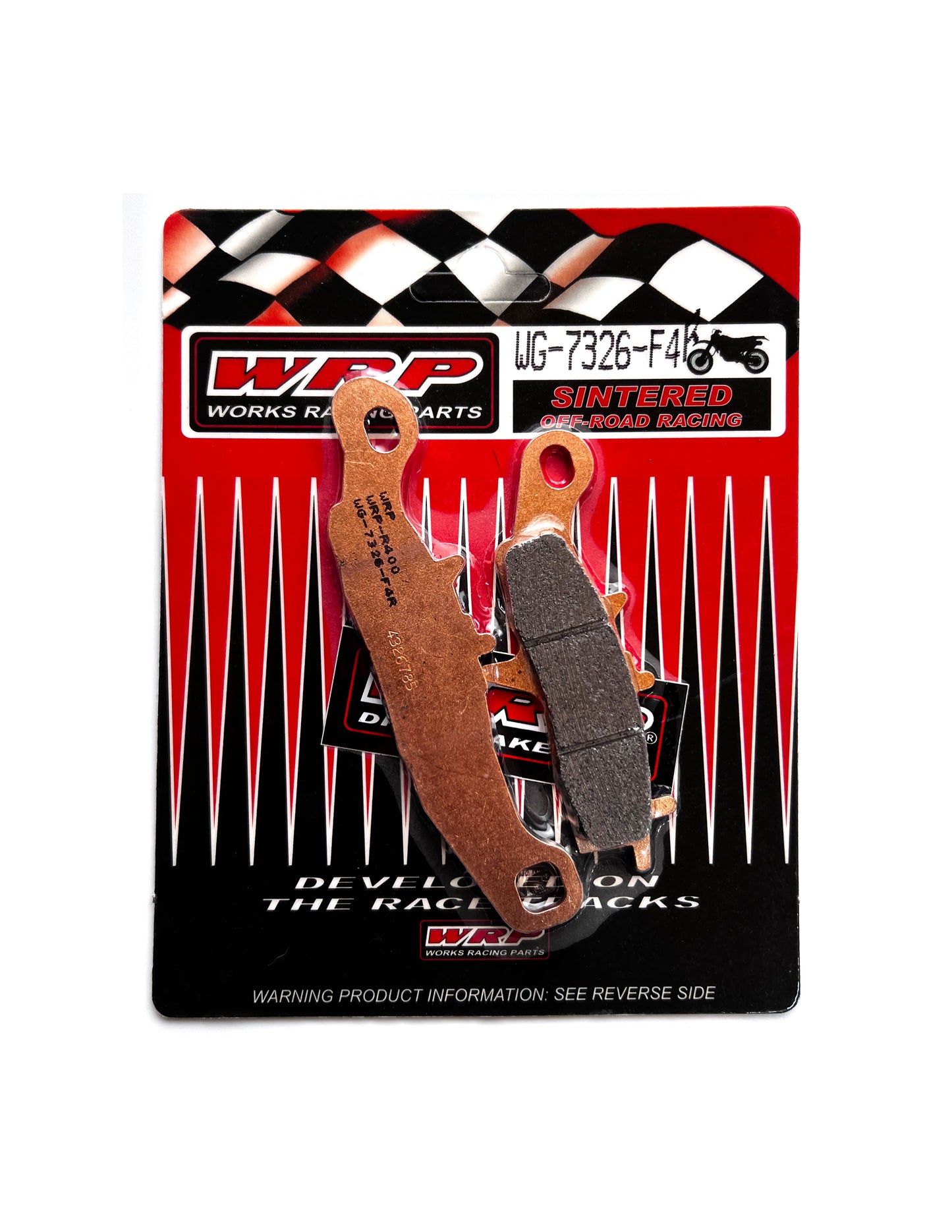 Pastillas de Freno Sinterizadas WRP™ • DELANTERO para Kawasaki KX85, Suzuki RM85 y otras motos