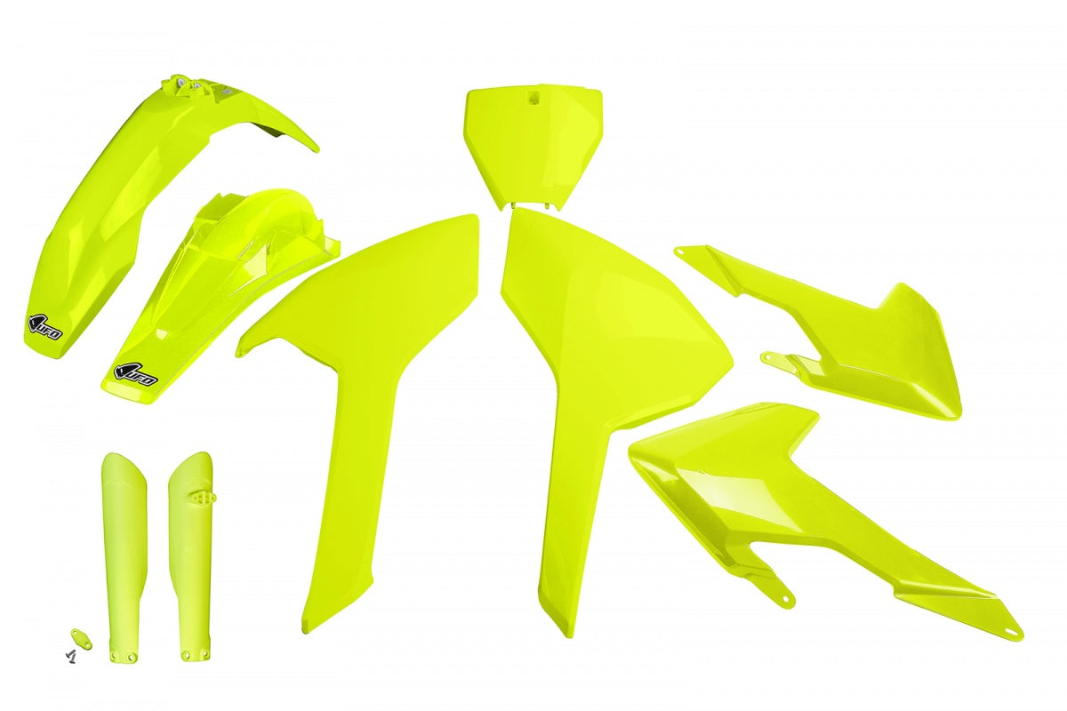 KIT de plásticos *completo* UFOplast™ • HUSQVARNA TC/FC 2016-2018 • NEON
