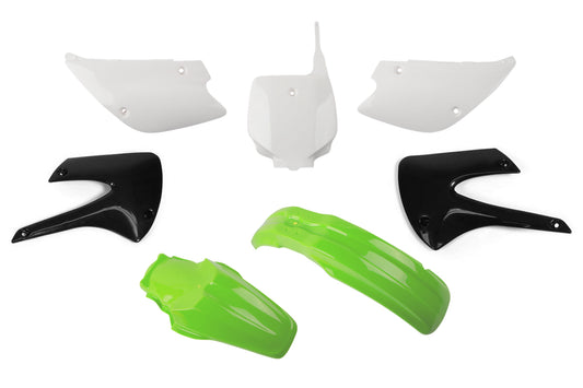 KIT de *restyling!* UFOplast™ • KAWASAKI 85 • VERDE&NEGRO