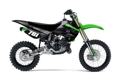 KIT de *restyling!* UFOplast™ • KAWASAKI 85 • VERDE&NEGRO